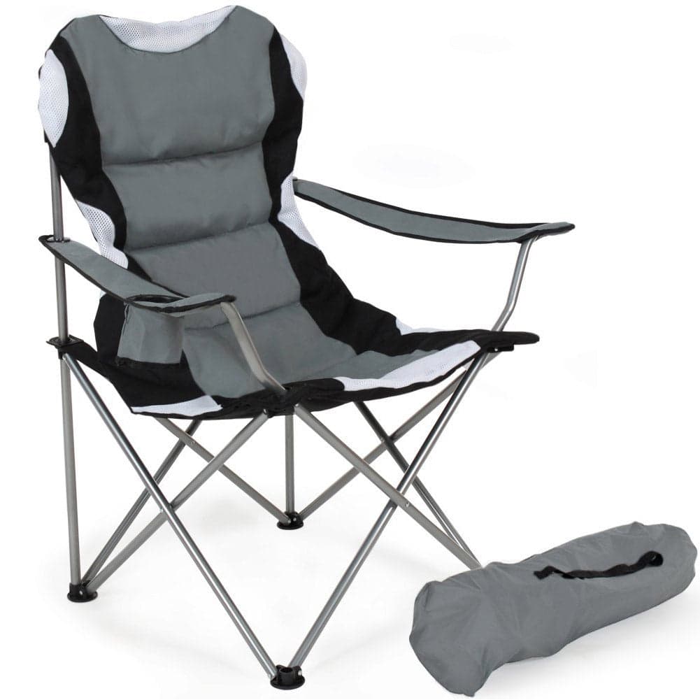 Sedia Pieghevole Campeggio Salvaspazio con Borsa, Mare Giardino Pesca Grigio in Sedie Danyx - Casoria, commercioVirtuoso.it