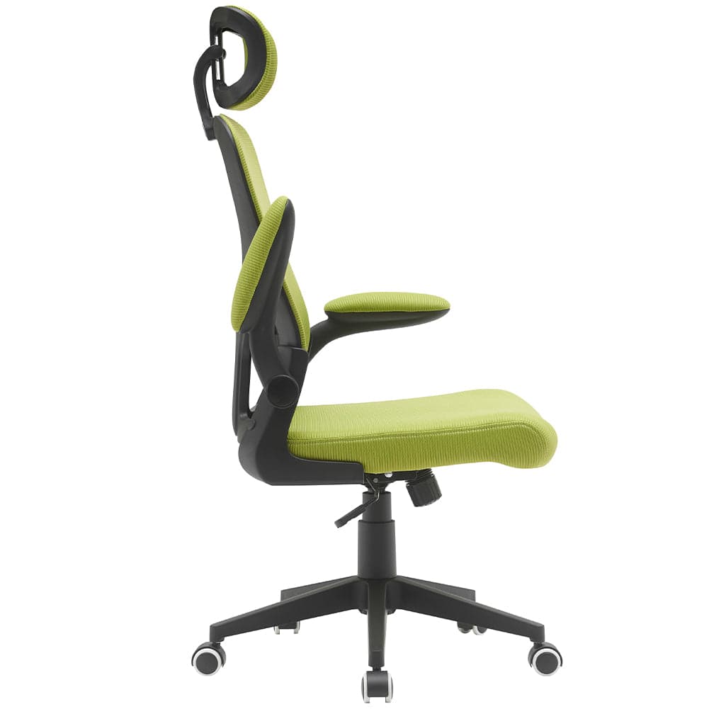 Sedia da Ufficio Tessuto Traspirante Schienale Inclinabile Verde Poltrona da Scrivania Girevole in Sedie da scrivania Danyx - Casoria, commercioVirtuoso.it