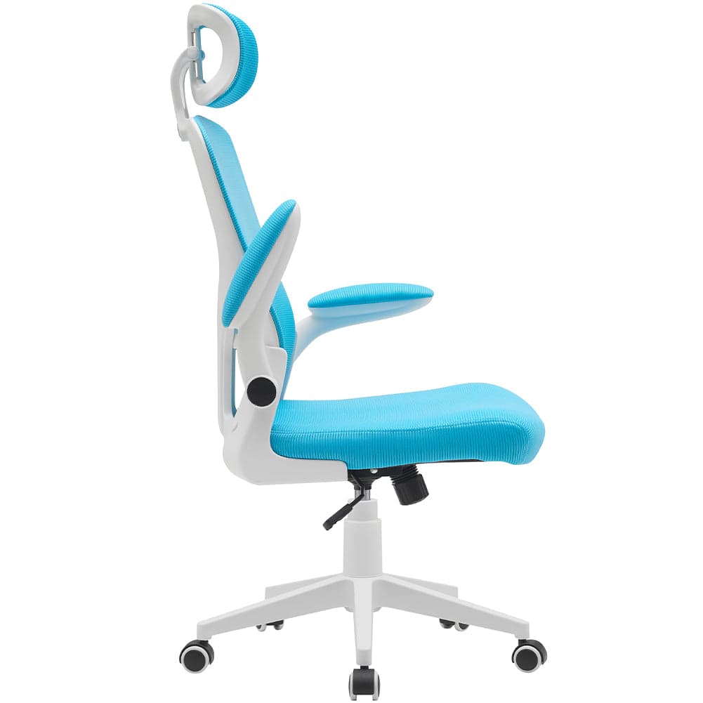 Sedia da Ufficio Tessuto Traspirante Schienale Inclinabile Azzurro Poltrona da Scrivania Girevole in Sedie da scrivania Danyx - Casoria, commercioVirtuoso.it
