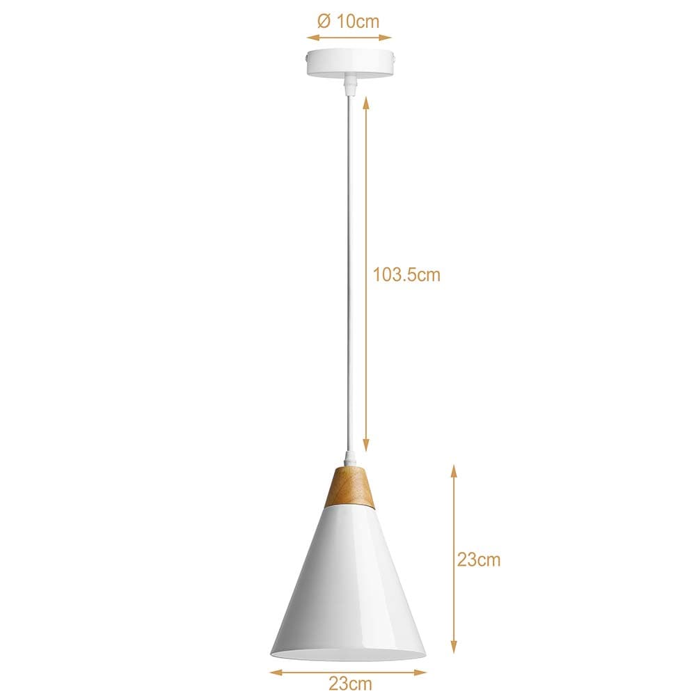 Lampadari Kit 3pz Sospensione Moderna Lampade per Snack Cucina Bianco in Lampade a sospensione Danyx - Casoria, commercioVirtuoso.it