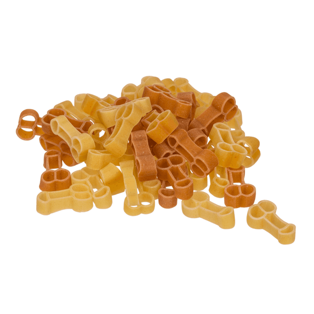 Pasta di semola di grano duro bicolore a forma di pisello per nubilato in Oggetti insoliti Kondorama - Martinsicuro, commercioVirtuoso.it