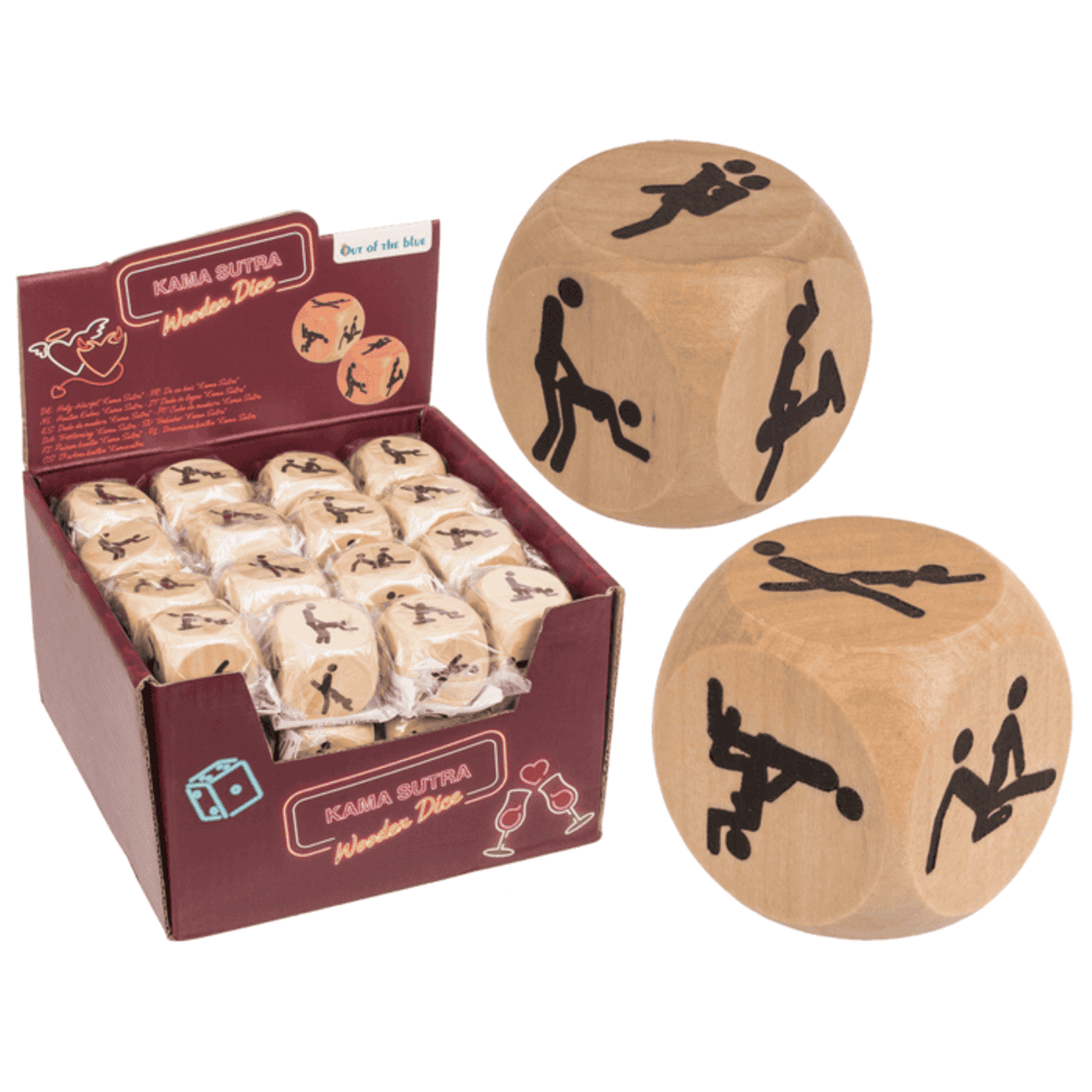 Piccolo dado in legno con figure posizioni del Kamasutra mm 30x30 in Giochi di dadi Kondorama - Martinsicuro, commercioVirtuoso.it