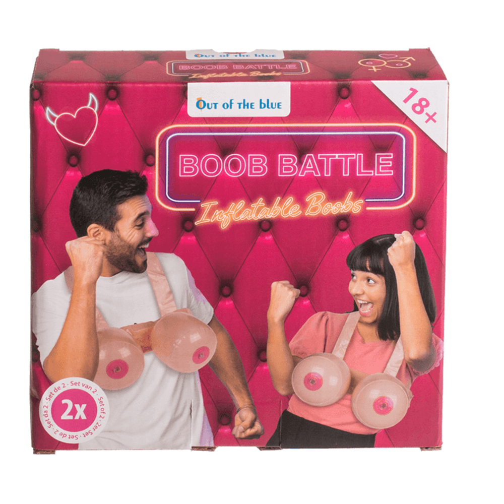 Coppia di tette gonfiabili da combattimento per la festa di addio al celibato gadget per adulti 18+ in Cravatte e fasce Kondorama - Martinsicuro, commercioVirtuoso.it