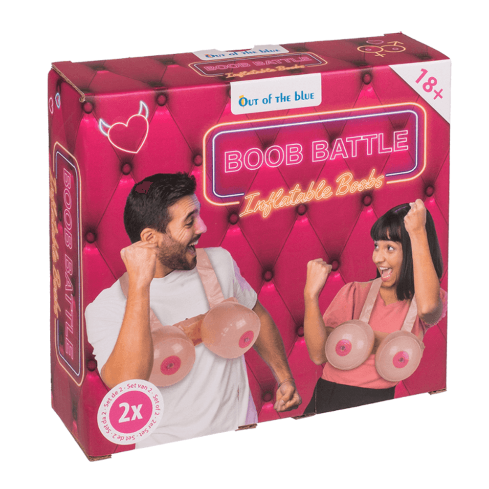 Coppia di tette gonfiabili da combattimento per la festa di addio al celibato gadget per adulti 18+ in Cravatte e fasce Kondorama - Martinsicuro, commercioVirtuoso.it