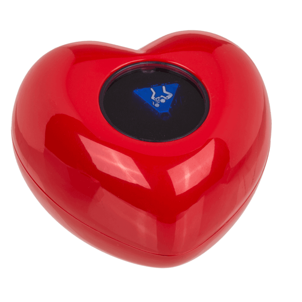 Palla cuore rosso decisionale in plastica con posizioni kamasutra in Giochi da schiacciare Kondorama - Martinsicuro, commercioVirtuoso.it