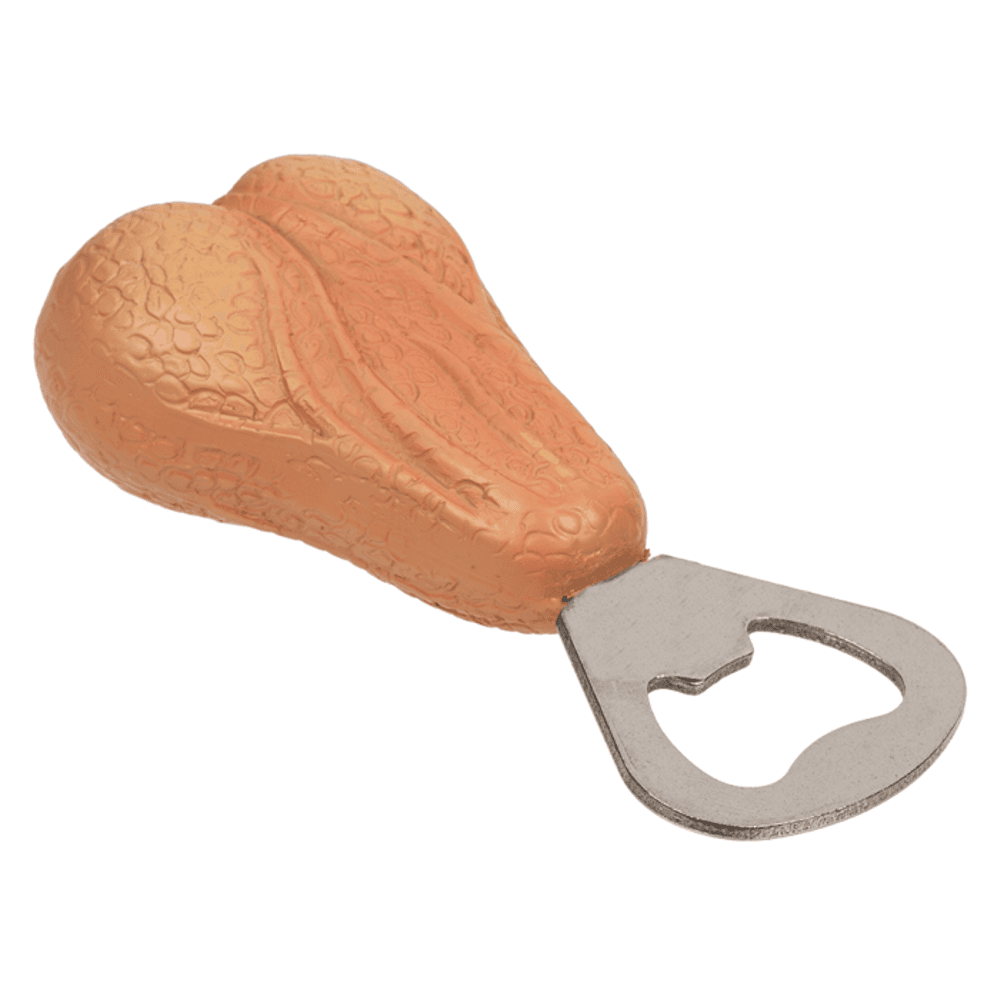 Apribottiglie palle testicoli realistici in poliresina rosa carne cm 7 x 10 in Apribottiglie Kondorama - Martinsicuro, commercioVirtuoso.it