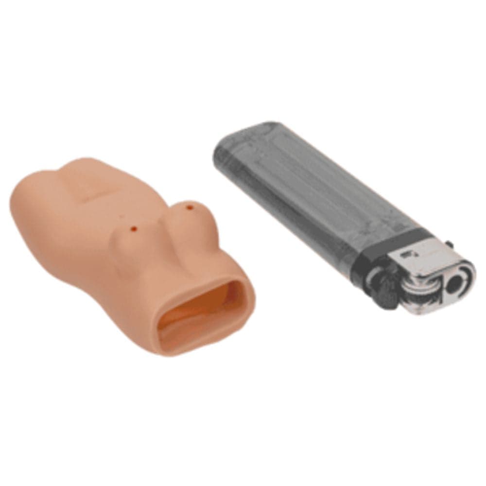 Coppia di custodie sexy per accendini busto donna nuda uomo nudo - Accendino escluso in Accendini Kondorama - Martinsicuro, commercioVirtuoso.it