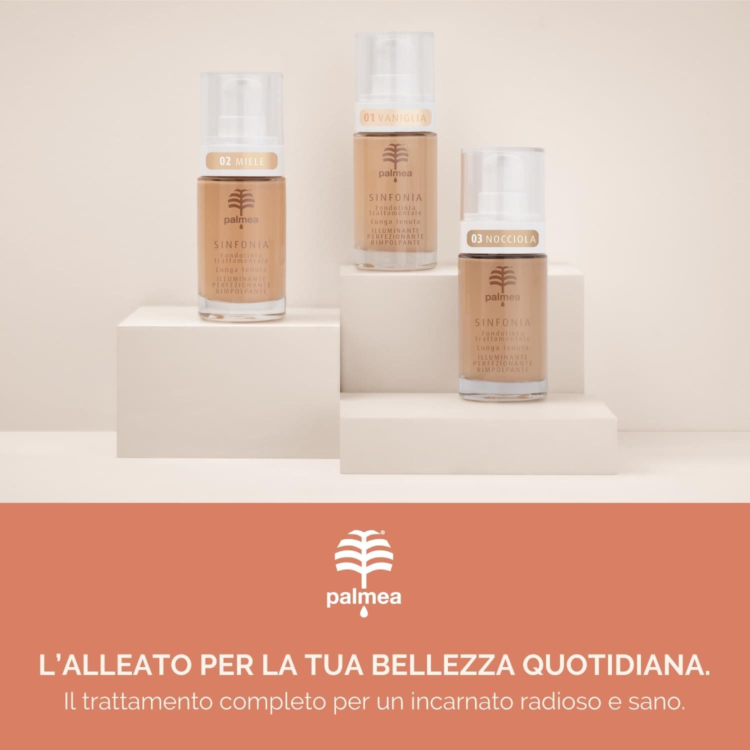 Sinfonia Fondotinta trattamentale (02 Miele) in Fondotinta Naturopatica Shop & Therapy - Reggio Calabria, commercioVirtuoso.it