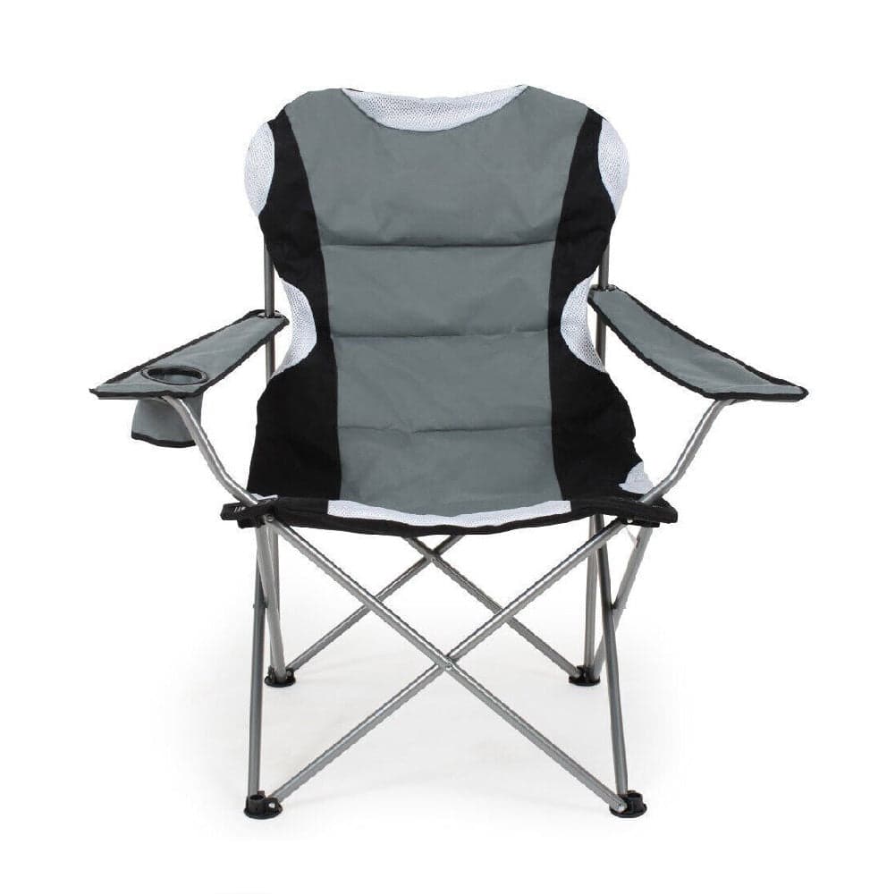 Sedia Pieghevole Campeggio Kit 2pz Salvaspazio e Borsa, Mare Giardino Pesca Grigio in Sedie Danyx - Casoria, commercioVirtuoso.it