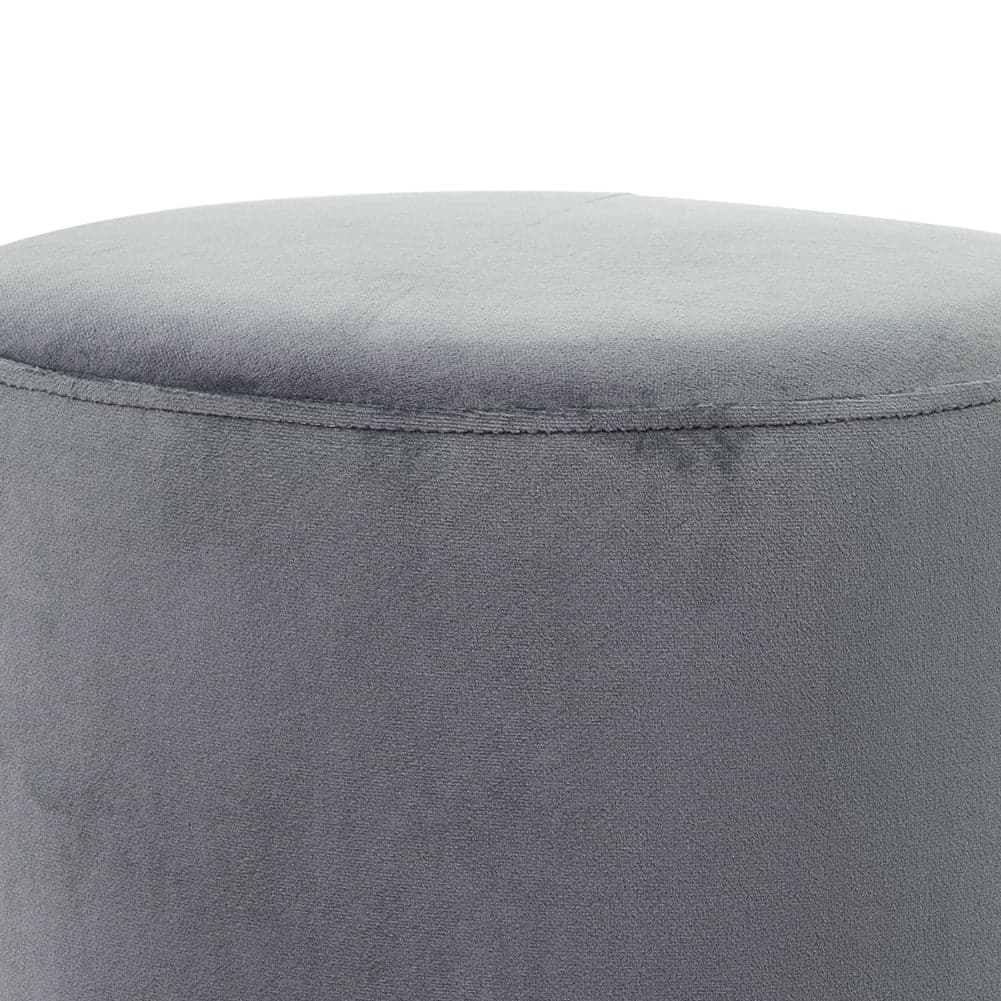 Pouf Poggiapiedi Velluto, Struttura Legno Base dorata 31x31x38cm Grigio in  Danyx - Casoria, commercioVirtuoso.it
