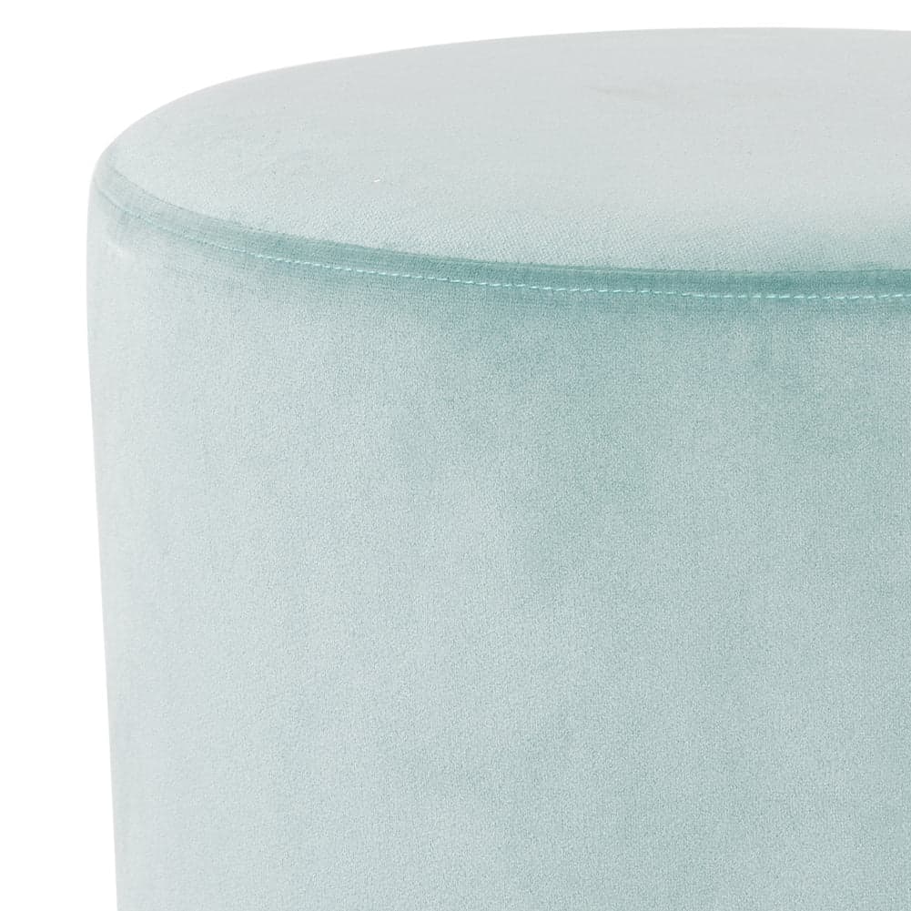 Pouf Poggiapiedi Velluto, Struttura Legno Base dorata 31x31x38cm Celeste in  Danyx - Casoria, commercioVirtuoso.it