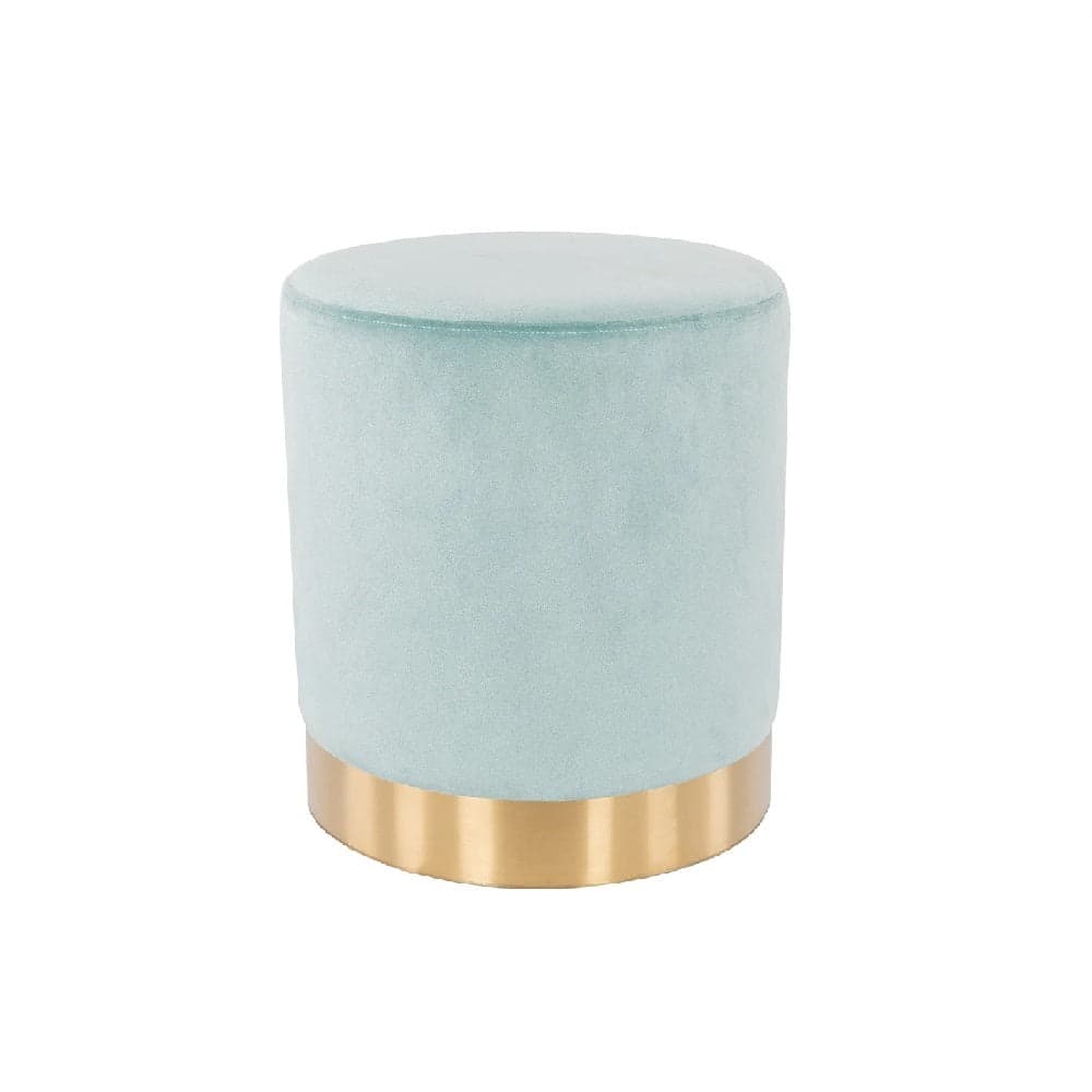 Pouf Poggiapiedi Velluto, Struttura Legno Base dorata 31x31x38cm Celeste in  Danyx - Casoria, commercioVirtuoso.it