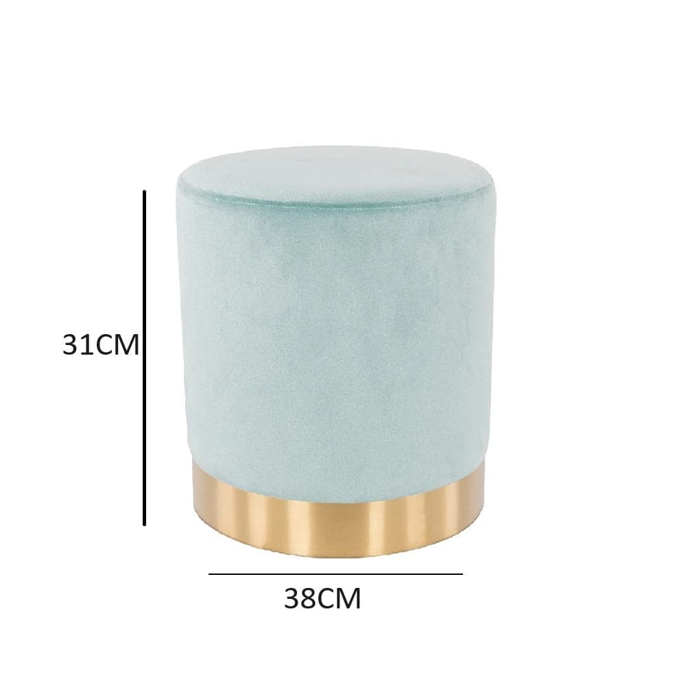 Pouf Poggiapiedi Velluto, Struttura Legno Base dorata 31x31x38cm Celeste in  Danyx - Casoria, commercioVirtuoso.it