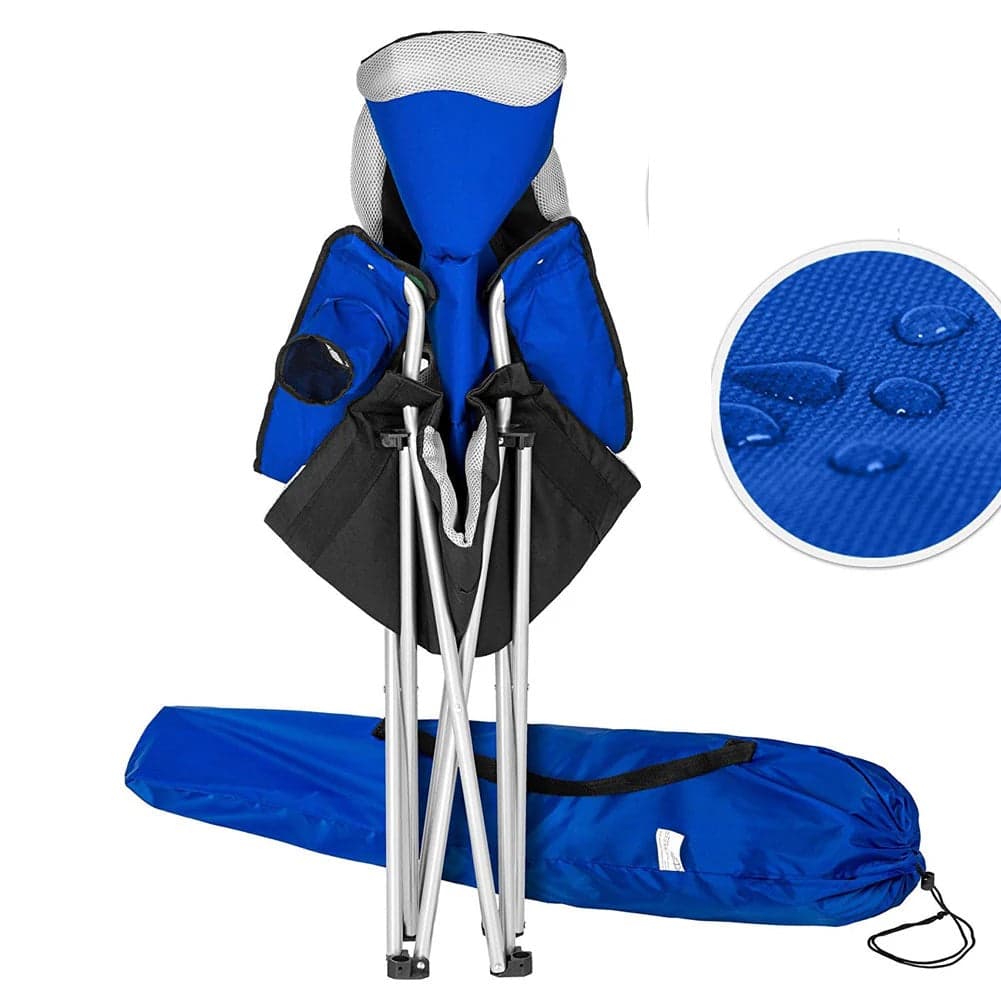 Sedia Pieghevole Campeggio Kit 2pz Salvaspazio e Borsa, Mare Giardino Pesca Blu in Sedie Danyx - Casoria, commercioVirtuoso.it