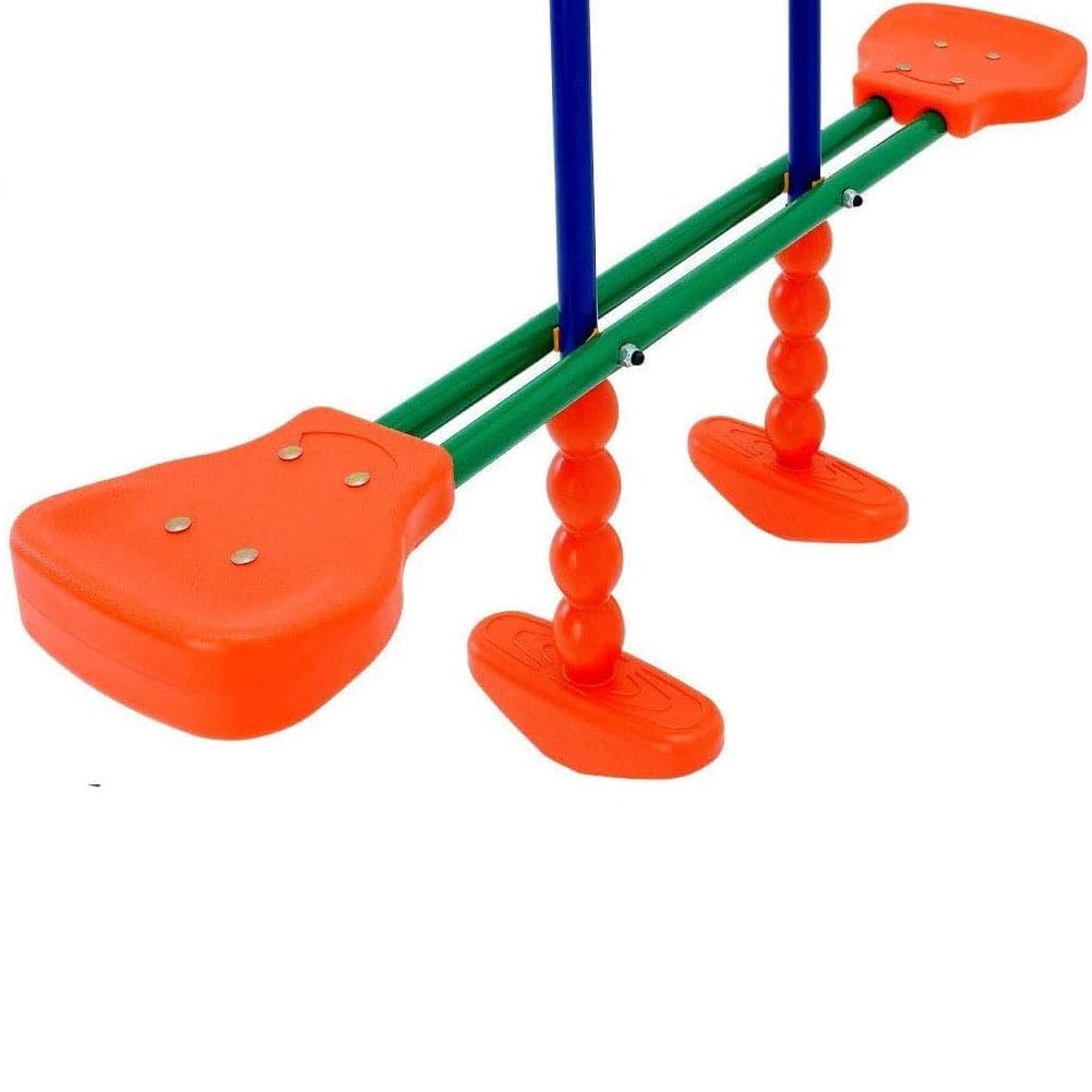 Altalena Giochi da Esterno Dondolo 4 Posti Con Cavalluccio Blu Arancio in Arrampicate e altalene Danyx - Casoria, commercioVirtuoso.it