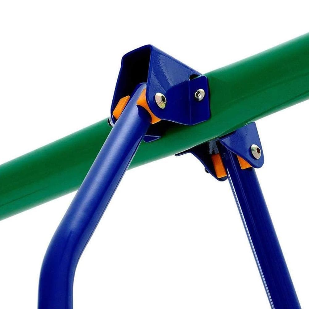 Altalena Giochi da Esterno Dondolo 4 Posti Con Cavalluccio Blu Arancio in Arrampicate e altalene Danyx - Casoria, commercioVirtuoso.it