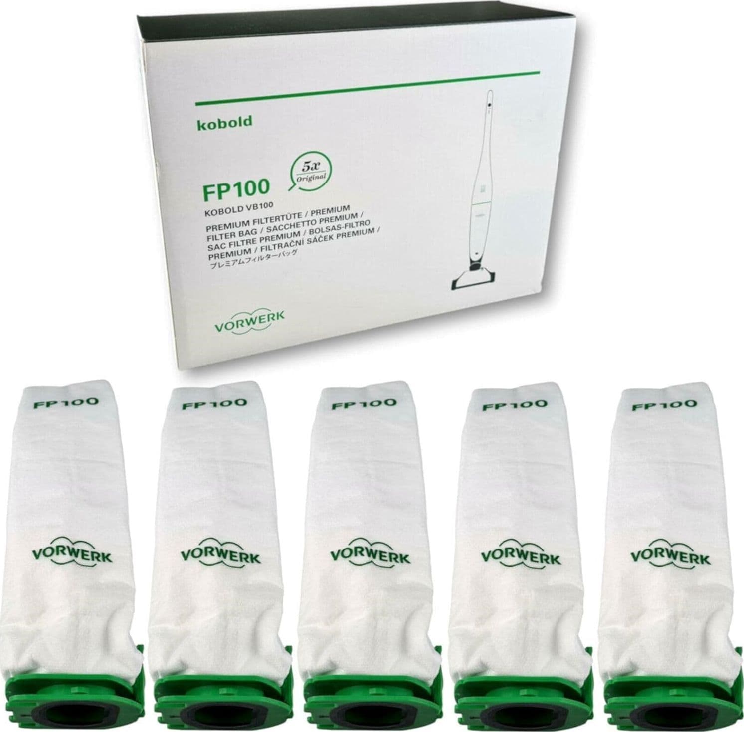 58018 SACCHETTO PREMIUM VB100 CON MICROFILTRO INTEGRATO ORGINALE VORWERK in prodotto EuroStore07 - Alatri, commercioVirtuoso.it