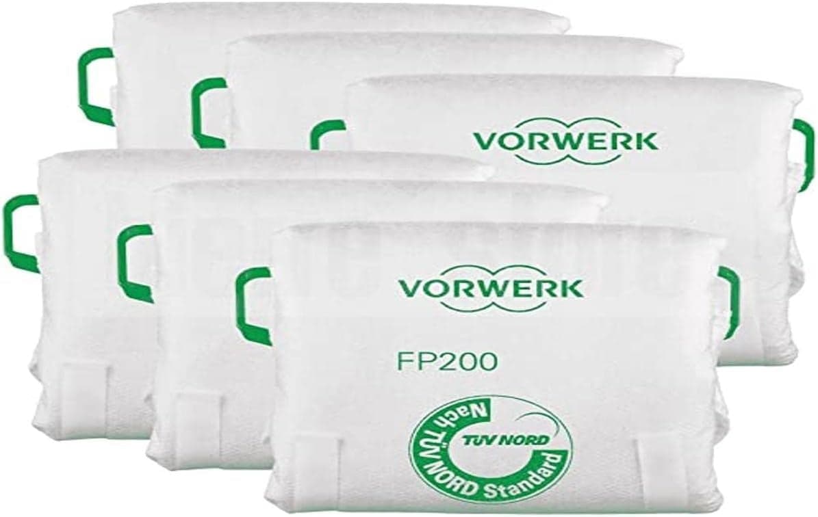 SACCHETTI FP200 PER ASPIRAPOLVERE FOLLETTO VK200 - RB7s .- ORIGINALI PZ 6 in prodotto EuroStore07 - Alatri, commercioVirtuoso.it