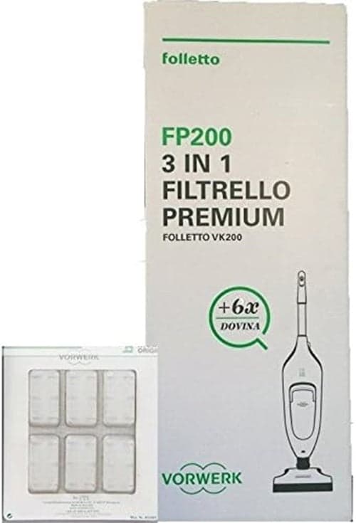 FOLLETTO VK FP200 VK220 6 SACCHETTI + 6 PROFUMI ASPIRAPOLVERE VORWERK ORIGINALI in prodotto EuroStore07 - Alatri, commercioVirtuoso.it