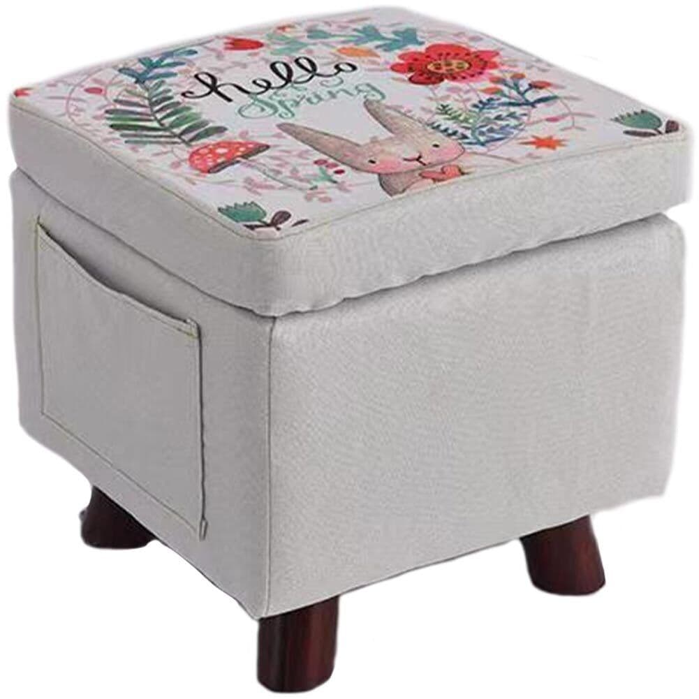 Pouf Cameretta Contenitore in Tessuto Poggiapiedi Porta Giocattoli Grigio in Panche contenitore Danyx - Casoria, commercioVirtuoso.it