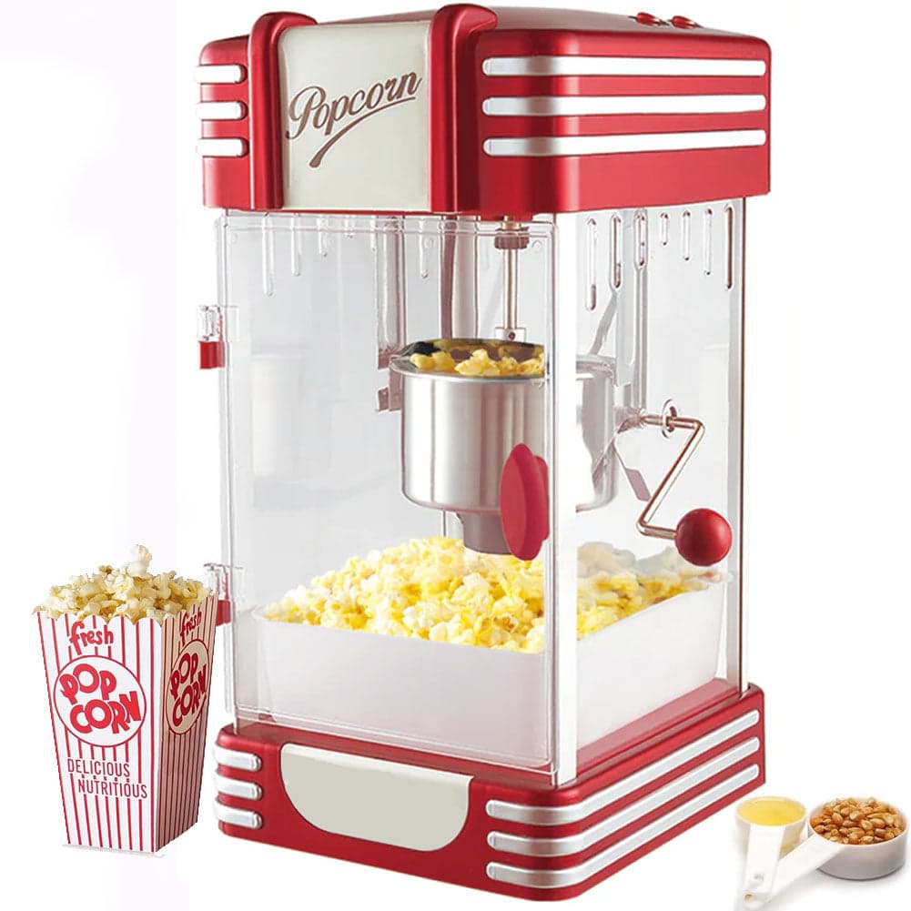 Macchina Popcon Vecchia America 300W in acciaio con contenitore 25.5x27 H46cm in Macchine per Pop-corn Danyx - Casoria, commercioVirtuoso.it