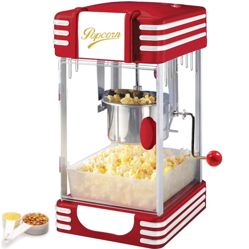 Macchina Popcon Vecchia America 300W in acciaio con contenitore 25.5x27 H46cm in Macchine per Pop-corn Danyx - Casoria, commercioVirtuoso.it