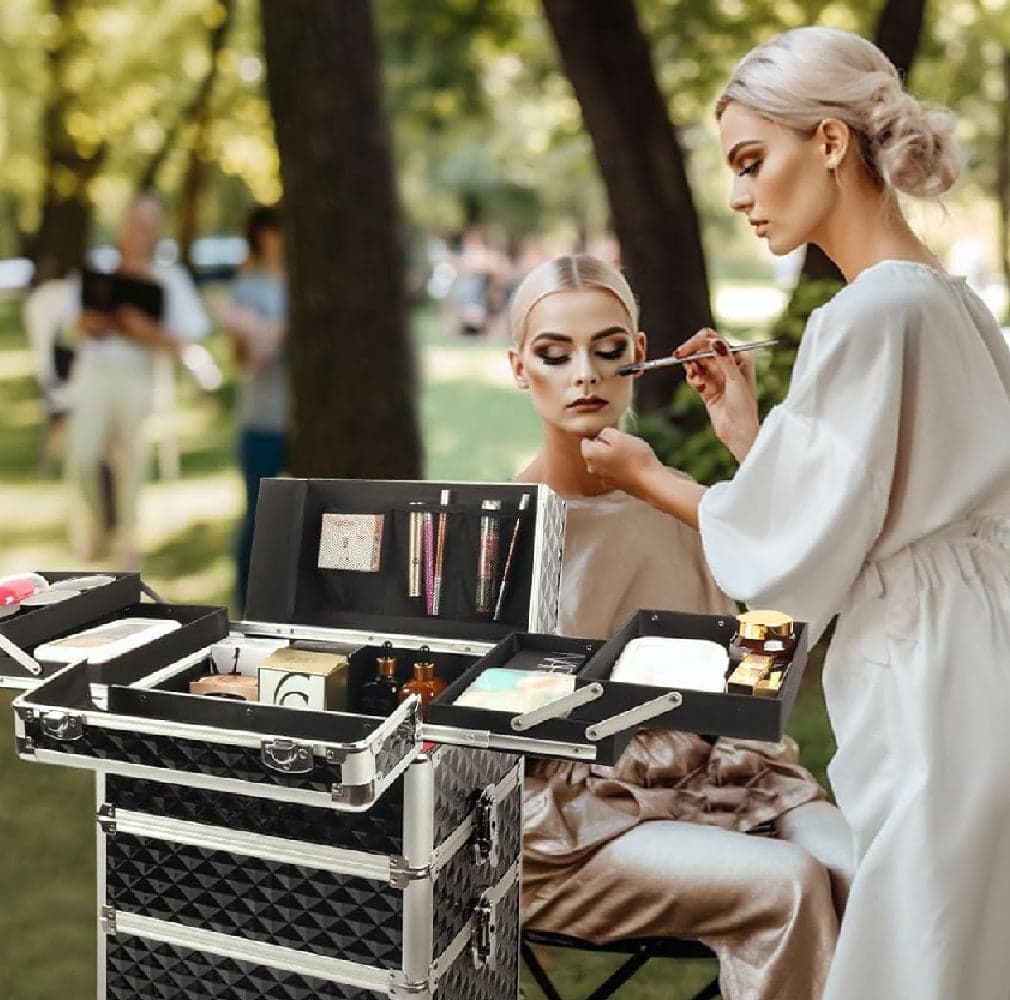 Trolley Professionale 3in1 Makeup Estetista Beauty Case con Ruote Staccabili 4 scomparti in Beauty Case da viaggio Danyx - Casoria, commercioVirtuoso.it