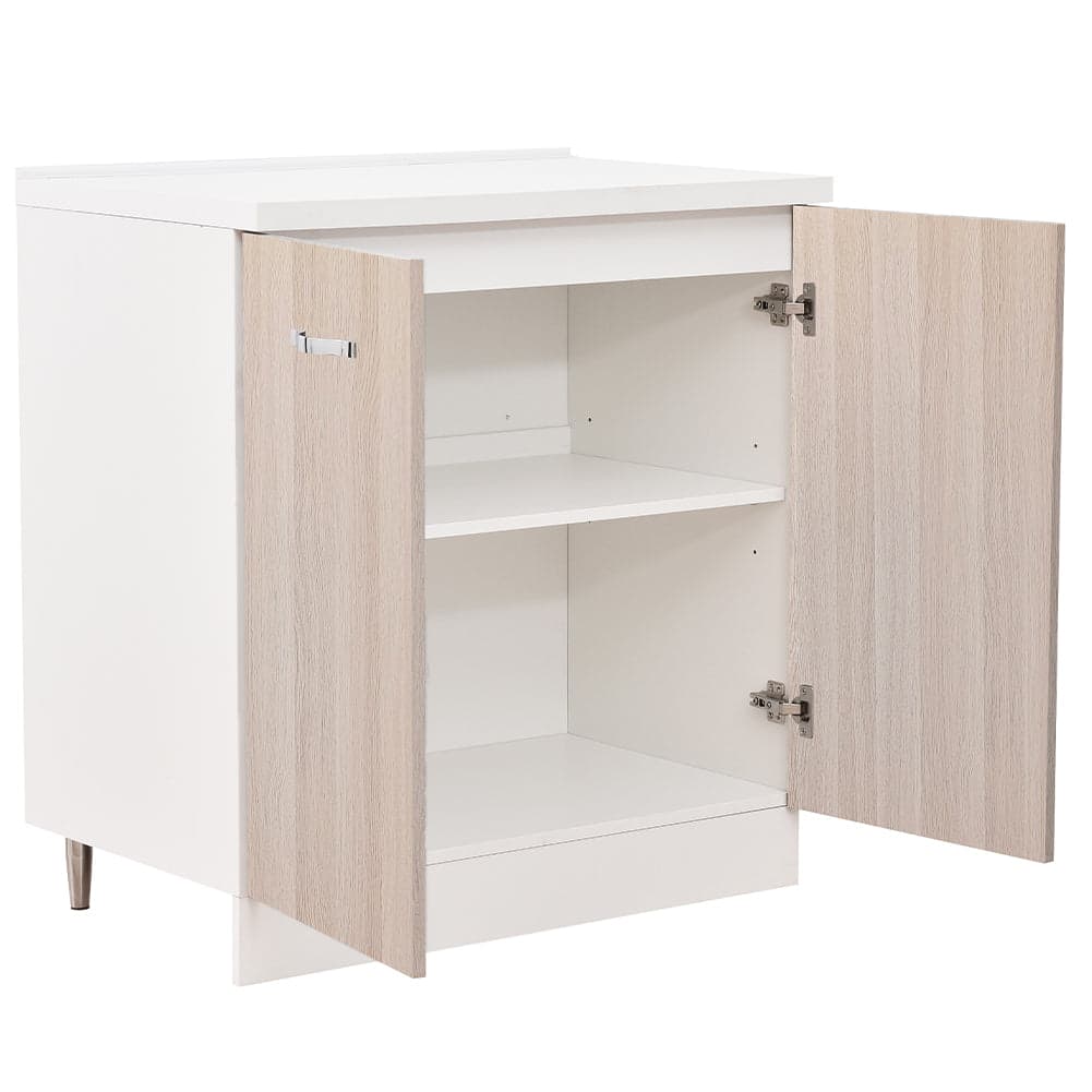 Mobile Cucina Base 2 Ante Componibile in Legno Colore Olmo 80x50 H85cm in Moduli componibili Danyx - Casoria, commercioVirtuoso.it