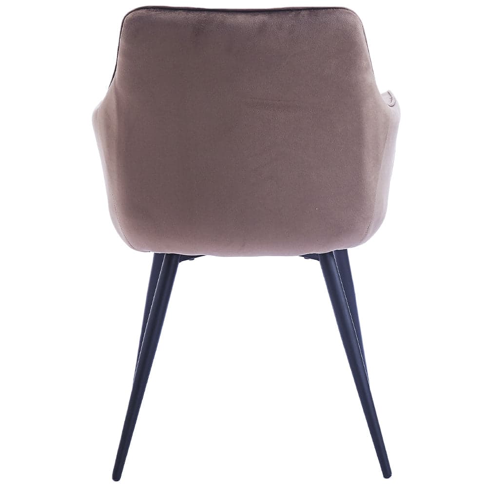 Sedia Sala da Pranzo Kit 2pz in Velluto Marrone Poltrona Ergonomica Casa Bar Ristorante in Sedie Danyx - Casoria, commercioVirtuoso.it