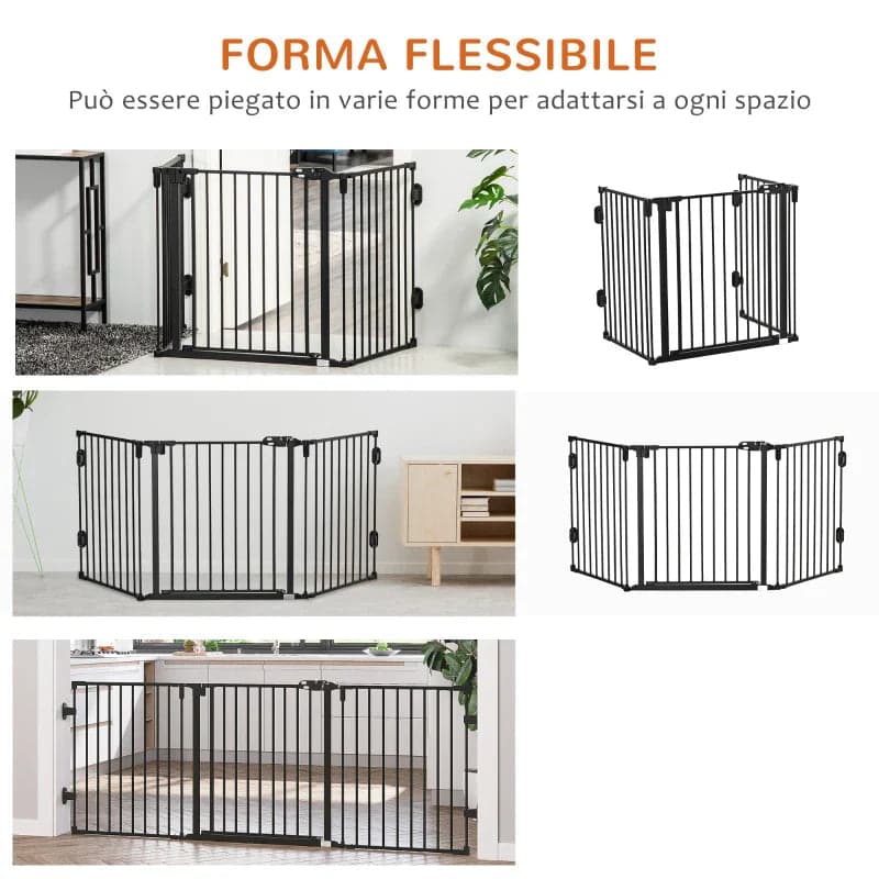 Cancelletto per cani Pieghevole, con chiusura automatica 202.5L x 2P x 76A cm in Cancelletti per porte e scale Danyx - Casoria, commercioVirtuoso.it