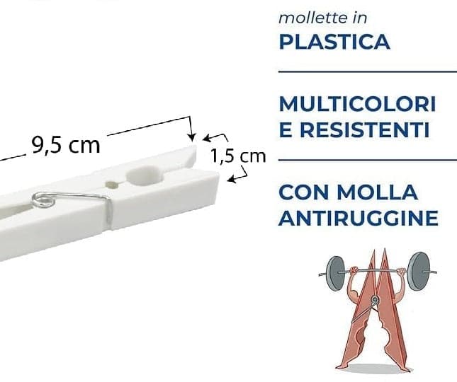 Pinze Bucato Jumbo 120pz In Plastica e Acciaio Resistenti Rosa Maxi scorta in Mollette Danyx - Casoria, commercioVirtuoso.it