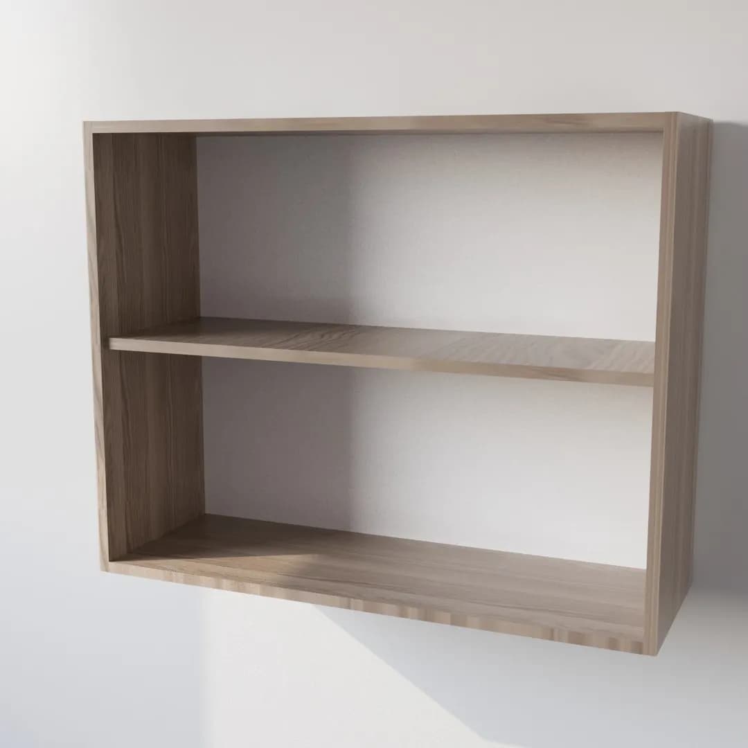 Pensile Cucina in Legno Nobilitato Olmo con Ante Altezza 72 cm in prodotto Calandrelli - Napoli, commercioVirtuoso.it