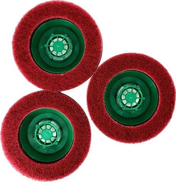 LUCIDATRICE FOLLETTO PULILUX 5PL10 / PL511 / PL512 3 SPAZZOLE ABRASIVE in prodotto EuroStore07 - Alatri, commercioVirtuoso.it