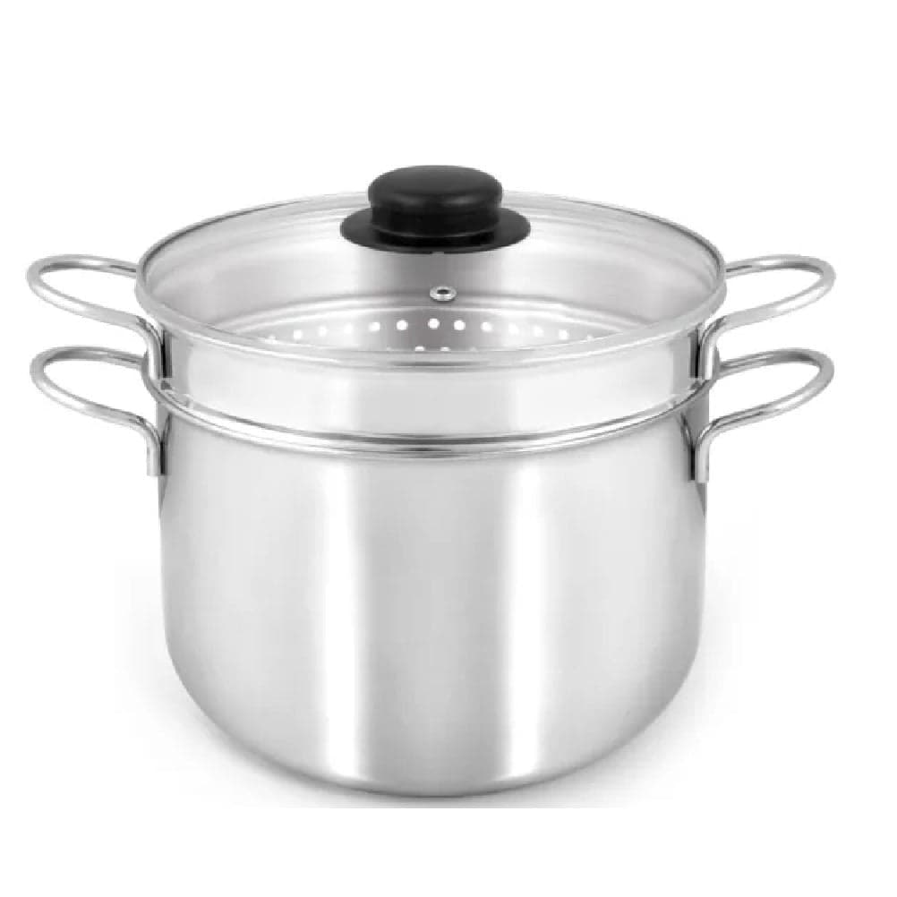 Pentola Cuoci Pasta In Acciaio Inox 22cm 6.4 lt Coperchio Temperato Casa Ristorante in Pentole per pasta Danyx - Casoria, commercioVirtuoso.it