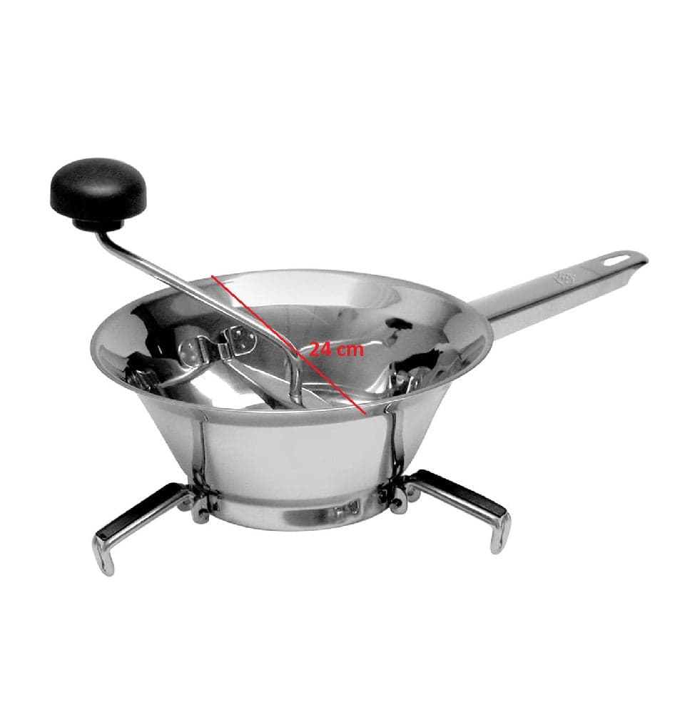 Passa Verdure Acciaio inox 18/10 3 Dischi Intercambiabili 24cm Made in italy in Passaverdura Danyx - Casoria, commercioVirtuoso.it