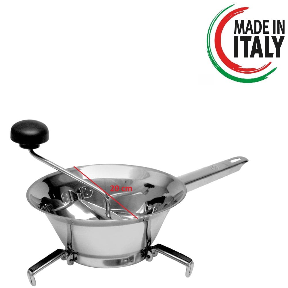 Passa Verdure Acciaio inox 18/10 3 Dischi Intercambiabili 20cm Made in italy in Passaverdura Danyx - Casoria, commercioVirtuoso.it