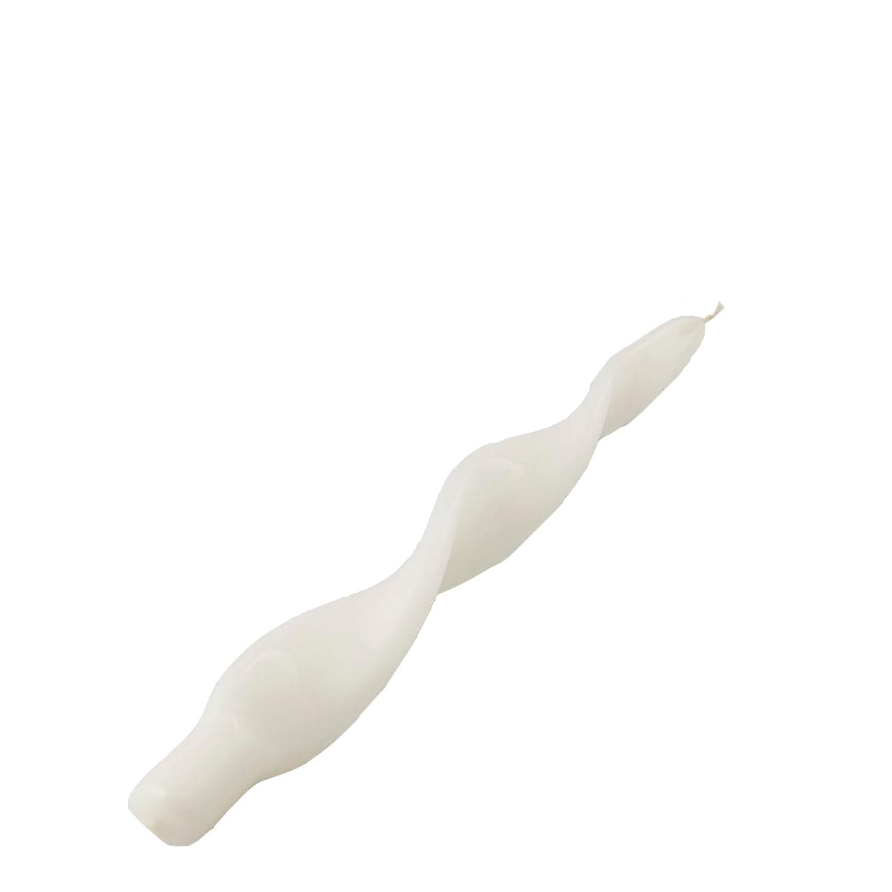 Candela fiamma spirale in cera laccata h 27 cm decorazione luminosa ambiente - 5