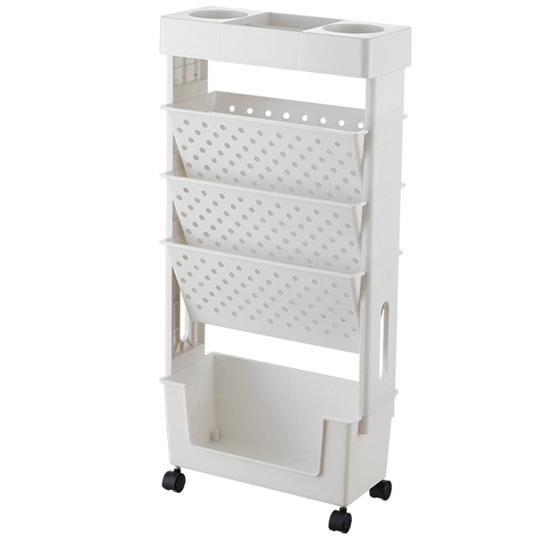 Carrello Ufficio Portadocumenti Scaffale Libreria Salvaspazio Casa Uffìcio Bianco in Librerie Danyx - Casoria, commercioVirtuoso.it