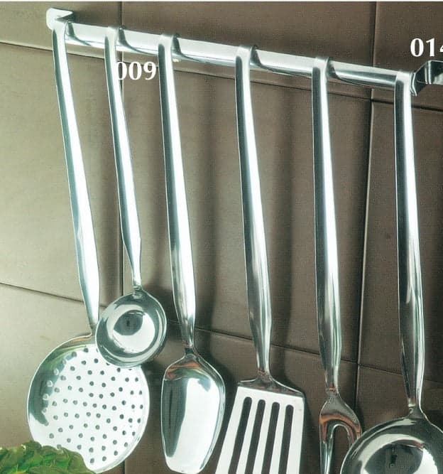 Mestoli Cucina kit 7 pz in Acciaio Inox Made in Italy Barra + 6 Utensili in Spatole Danyx - Casoria, commercioVirtuoso.it