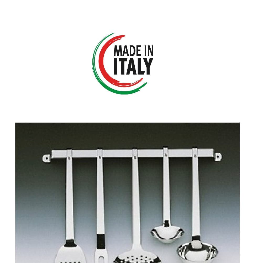 Mestoli Cucina kit 7 pz in Acciaio Inox Made in Italy Barra + 6 Utensili in Spatole Danyx - Casoria, commercioVirtuoso.it