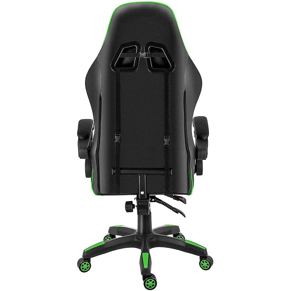 Sedia Poltrona Gaming Ufficio Scrivania, Gioco Reclinabile Girevole 2 cuscini Verde in Sedie Gaming Danyx - Casoria, commercioVirtuoso.it