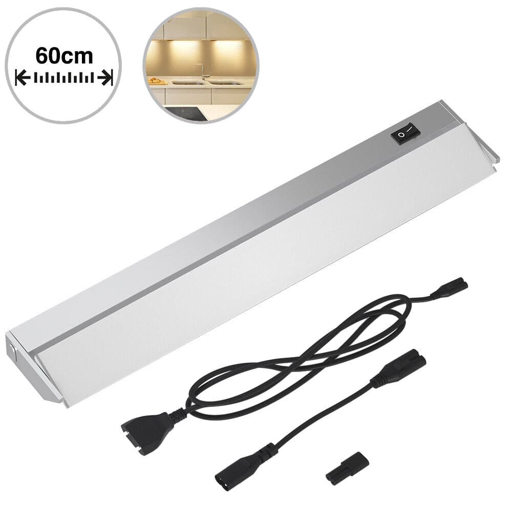 Luce Sotto Pensile Cucina 60 cm per Mobili Barra 60 LED in Alluminio Inclinabile in Luci da esposizione Danyx - Casoria, commercioVirtuoso.it