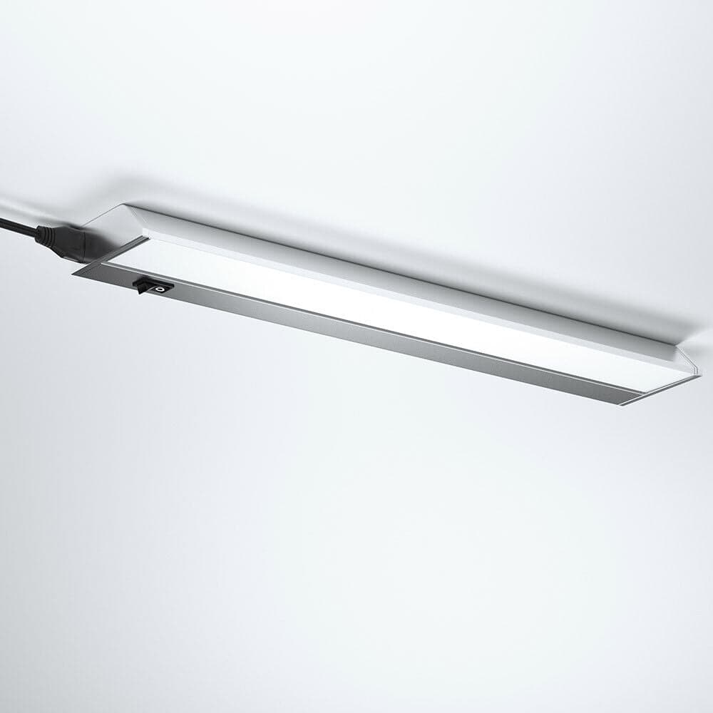Luce Sotto Pensile Cucina 60 cm per Mobili Barra 60 LED in Alluminio Inclinabile in Luci da esposizione Danyx - Casoria, commercioVirtuoso.it