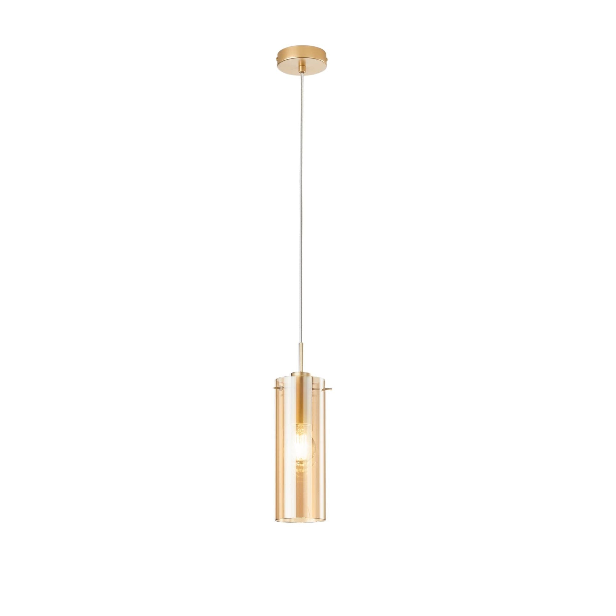 Lampadario a sospensione Oro/Ambra 1Xe27 10X150Cm in Lampade a sospensione Led Mall Home - Napoli, commercioVirtuoso.it