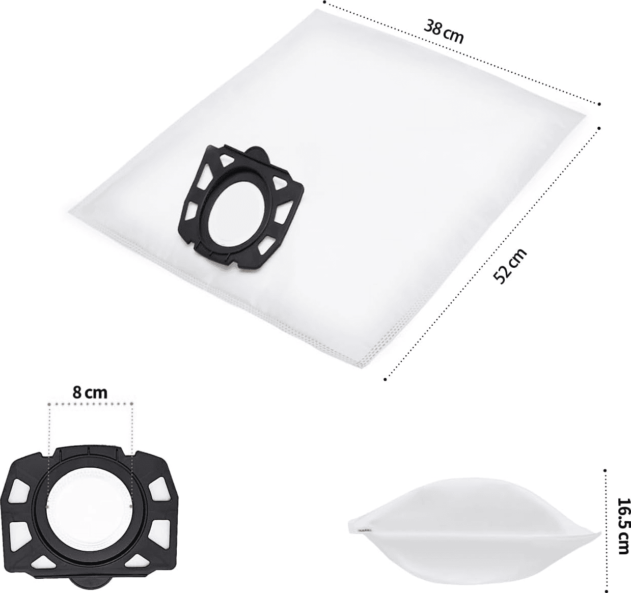 4Sacchetti Karcher Aspirapolvere KFI 357 WD3 WD2 plus KWD 1 - 3 WD 2 / WD 3 in prodotto EuroStore07 - Alatri, commercioVirtuoso.it