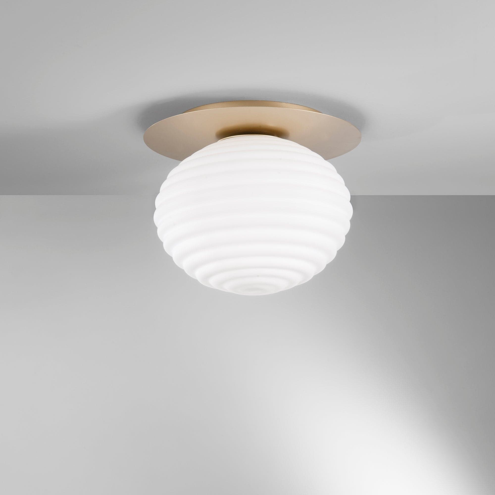 Plafoniera Oro 1Xe27 35X35X28Cm in Plafoniere Led Mall Home - Napoli, commercioVirtuoso.it