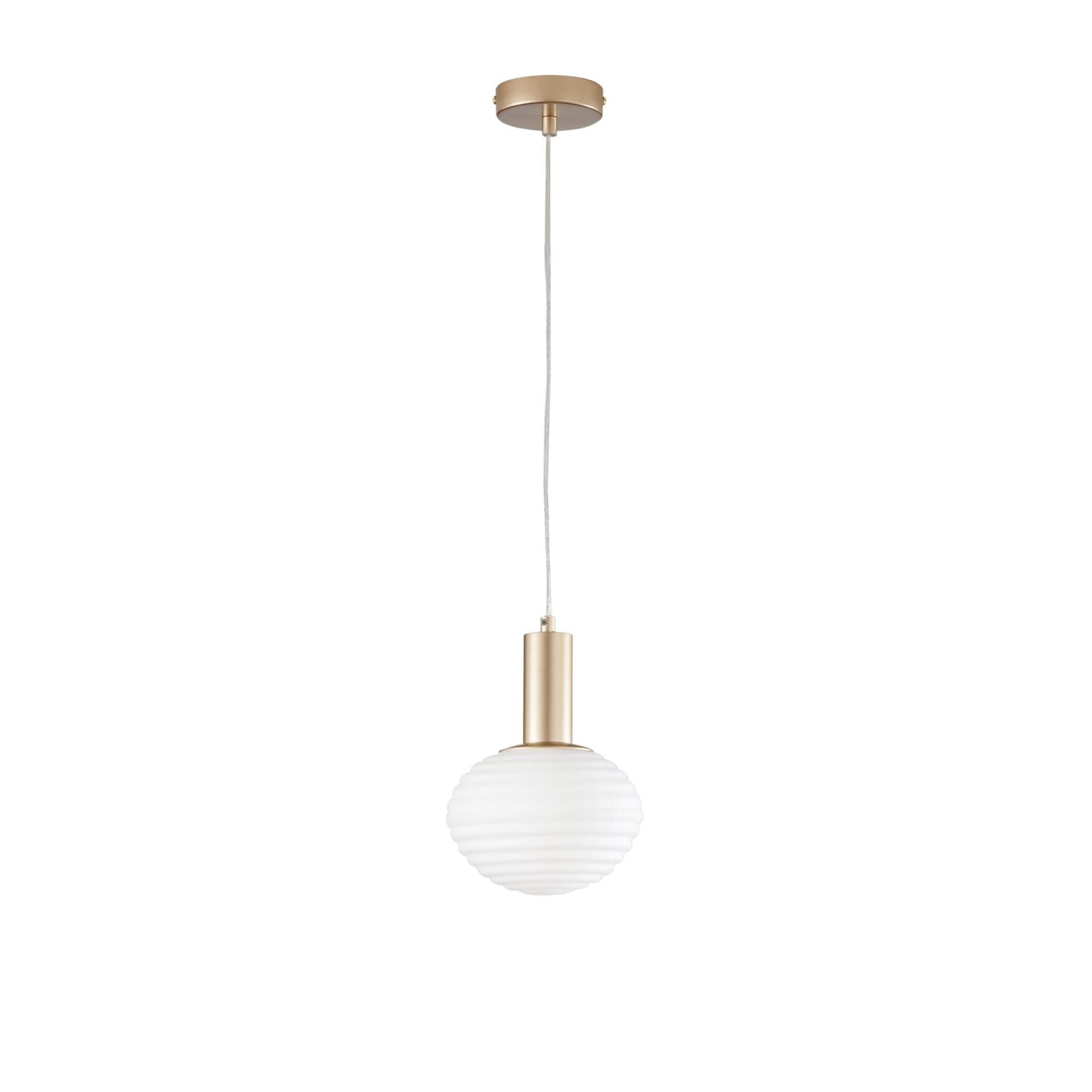 Lampadario a Sospensione Oro 1Xe27 10X18X150Cm in Lampade a sospensione Led Mall Home - Napoli, commercioVirtuoso.it