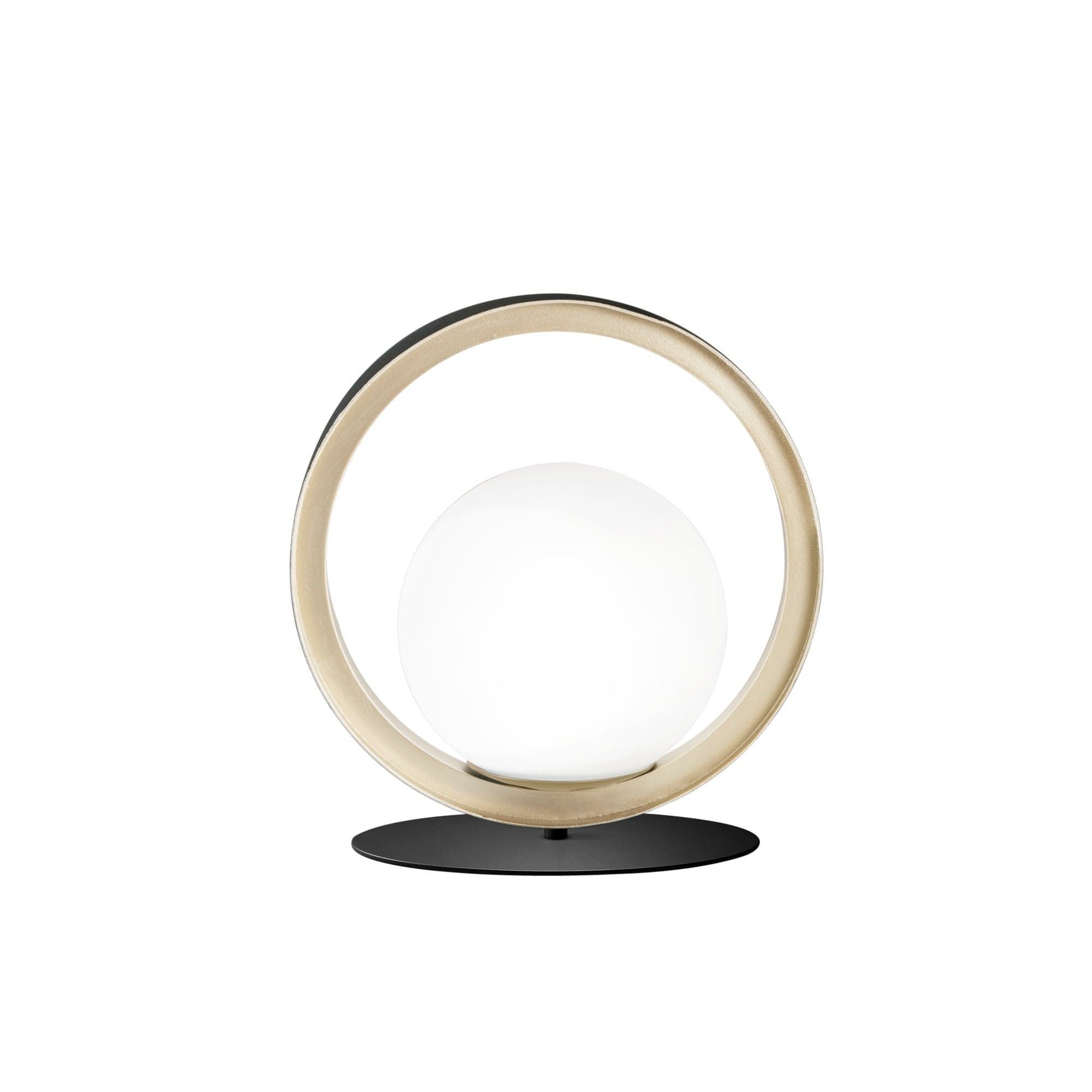 Lume da tavolo Nera/Oro 1Xg9 15X24X25Cm