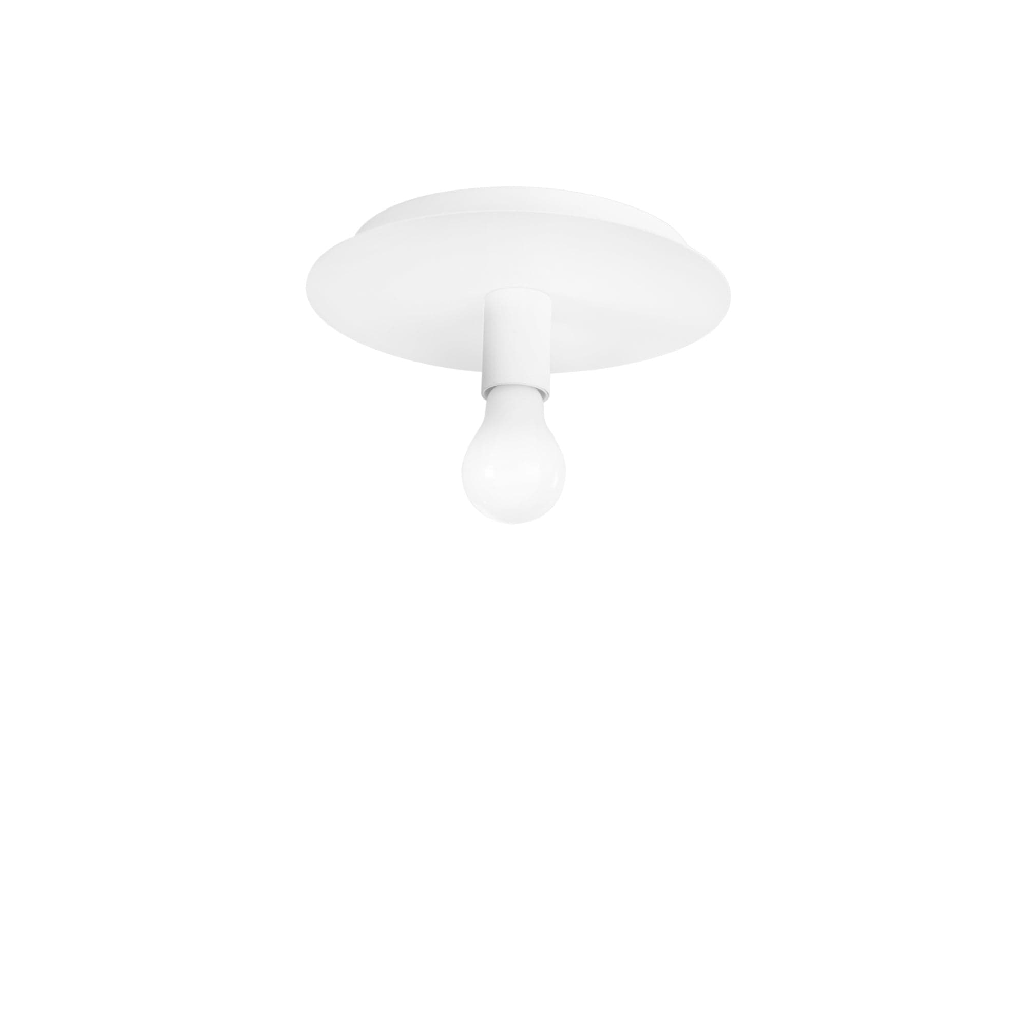 Plafoniera Bianca 1Xe27 25X25X86Cm in Plafoniere Led Mall Home - Napoli, commercioVirtuoso.it