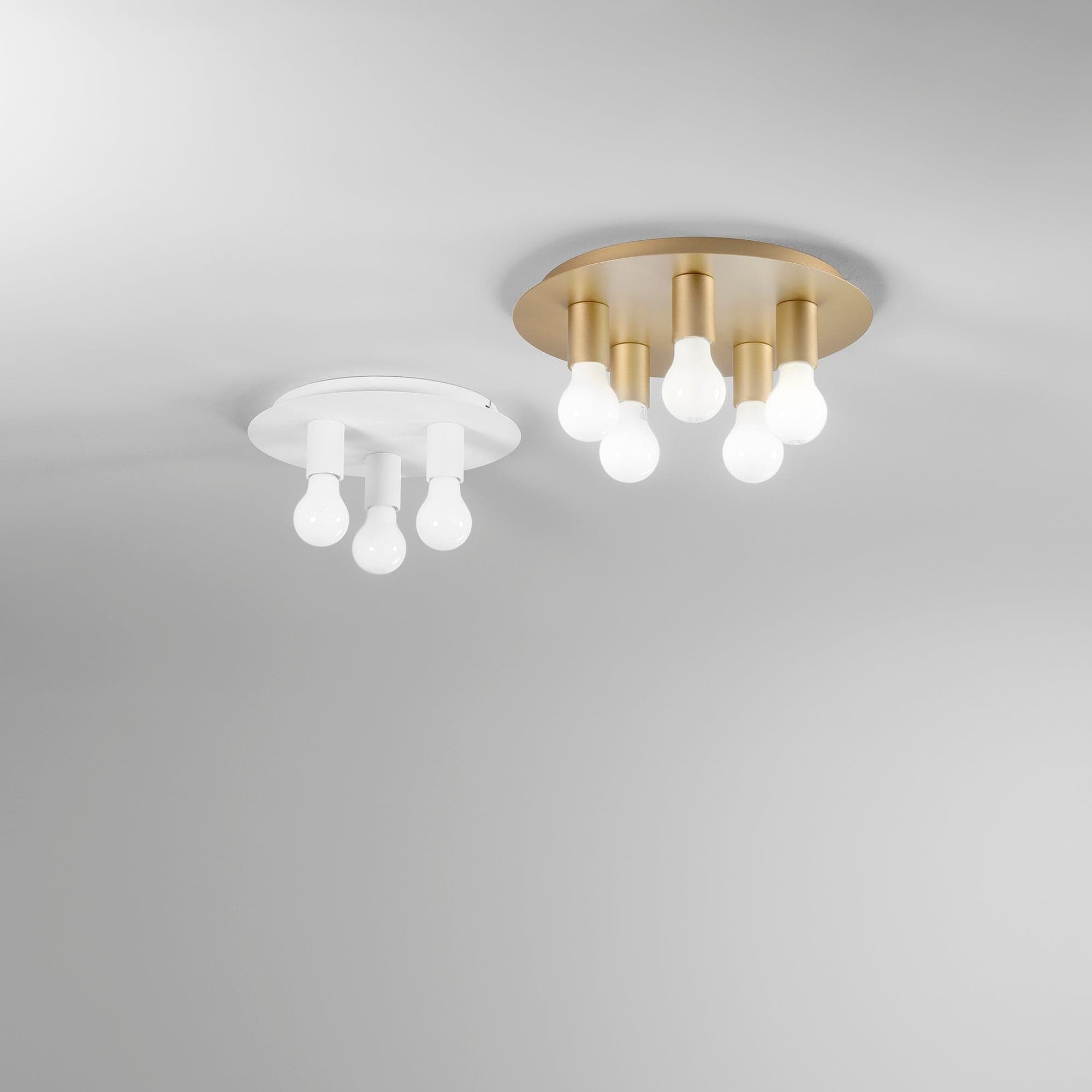 Plafoniera Oro 3Xe27 30X30X86Cm in Plafoniere Led Mall Home - Napoli, commercioVirtuoso.it